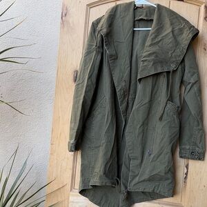 Olive Green Trench Coat